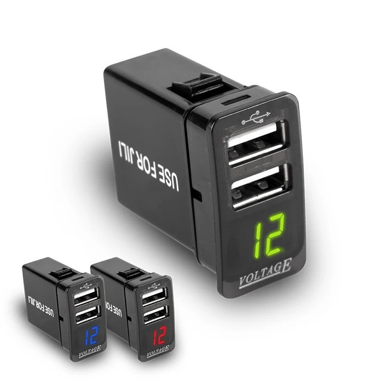 Bluejw 20W USB C Car Charger, 5V/4.2A Fast Car Charging Adapter, Dual Port USB Car Charger Socket for Automobile - Image 1